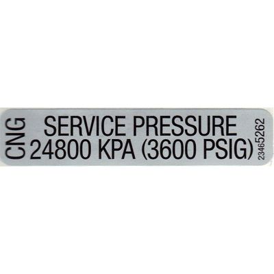 LABEL - CNG TK SERVICE PRESS INFO BULLETIN 13365 (EACH)