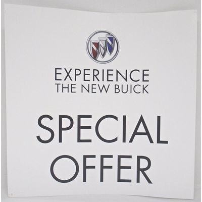 BUICK SPECIAL OFFER WINDOW CLING-100PK