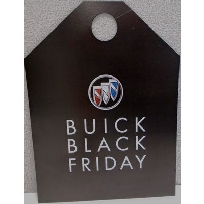 BUICK BLACK FRIDAY HANG TAG