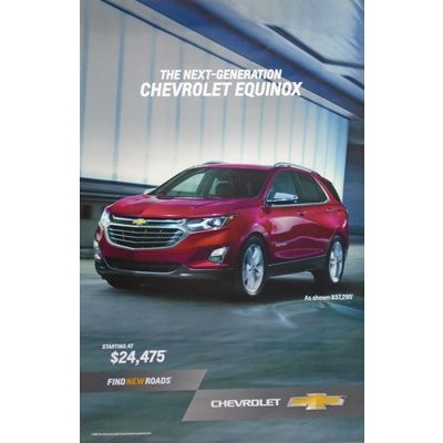 2017 CHEVROLET EQUINOX POS KIT POSTER A