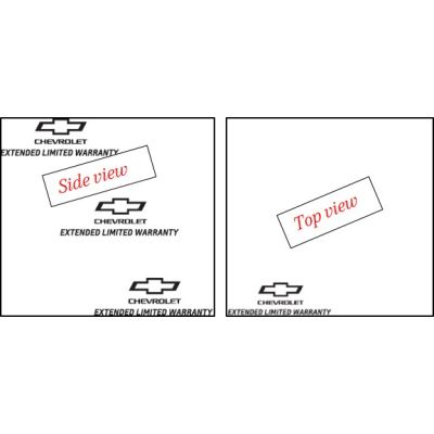 NOTE CUBE - CHEVROLET EXTENDED WARRANTY/PROTECTION 4X4X2