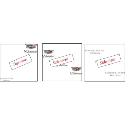 NOTE CUBE - CADILLAC EXTENDED WARRANTY/PROTECTION 4X4X2