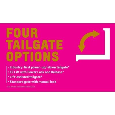 FOUR TAILGATE OPTIONS DECAL