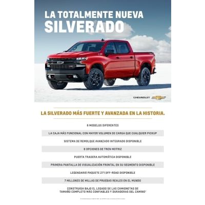 ALL-NEW SILVERADO SPANISH POSTER