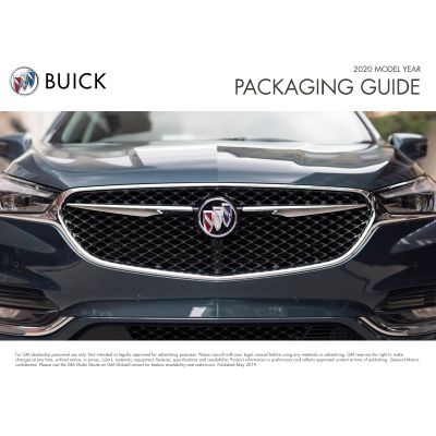 2020 BUICK ADVANCED PRODUCT INFOMATION