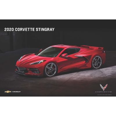 2-SIDED 2020 CORVETTE STINGRAY AND GENERATIONS POSTER