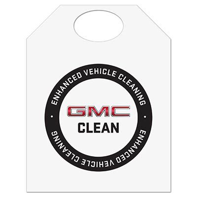 GMC CLEAN HANG TAGS