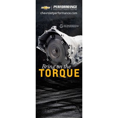 BANNER - CHEVY PERFORMANCE BRING ON TORQUE (33.5X84.8) DL