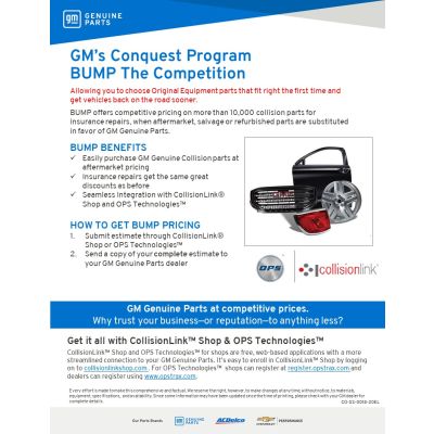 SELL SHEET - BUMP THE COMPETITION