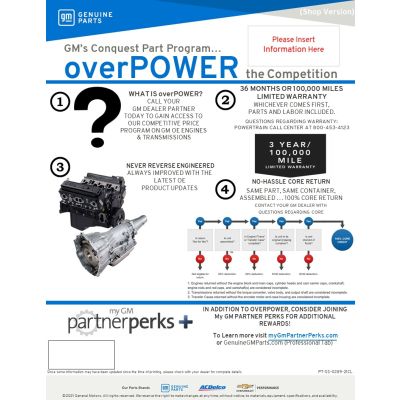 SELL SHEET - OVERPOWER FOR SHOPS CUSTOMIZABLE