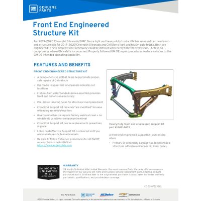 SELL SHEET - FRONT END ENGINEERED SUPPORT KIT (DL)
