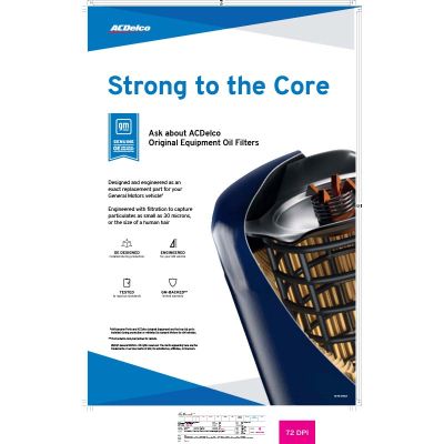 POSTER - ACDELCO OIL FILTER (EACH)
