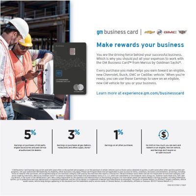 GM BUSINESS CARD COUNTER MAT