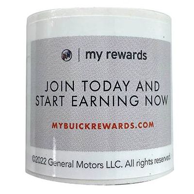 My Buick Rewards RO Stickers
