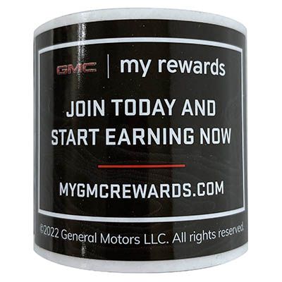 My GMC Rewards RO Stickers