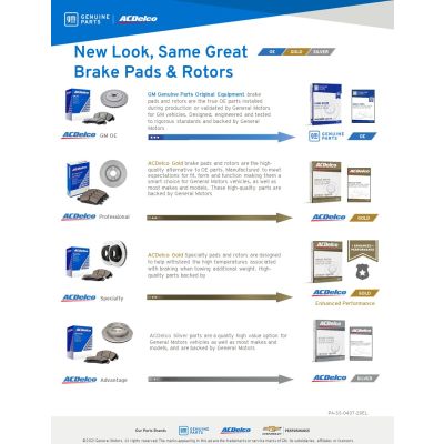 SELL SHEET - NEW LOOK BRAKES