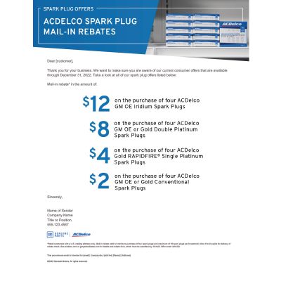 TEMPLATE - CUSTOMIZABLE EMAIL SPARK PLUG