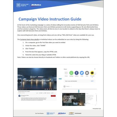 GUIDE-CSH VIDEO INSTRUCTION