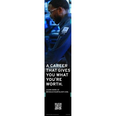 DISPLAY - BUYT TECHNICIAN RECRUITMENT TV DANGLE (EA)