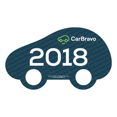 CarBravo 2018 Model Year Sticker