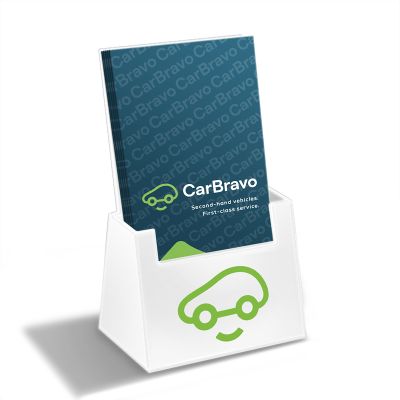 CarBravo Brochure and Holder