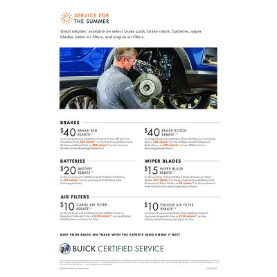 POSTER - BUICK CERTIFIED SERVICE SUMMER (EA)