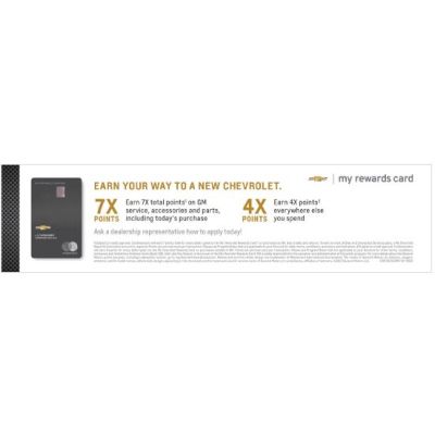 Sales - Monitor sign - Chevy