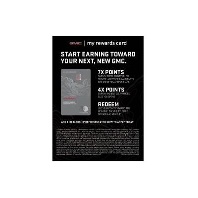 Sales - Tent Card Small - GMC