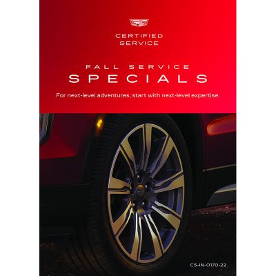 INSERT - CADILLAC CERTIFIED SERV FALL (EA)