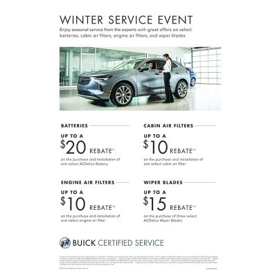 POSTER - BUICK CERTIFIED SERVICE WINTER (EA)