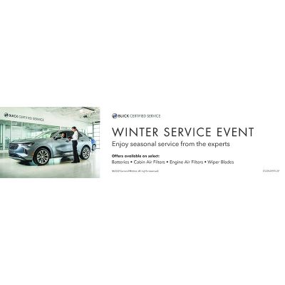 SIGN - BUICK CERTIFIED SERVICE WINTER TIRE MONITOR