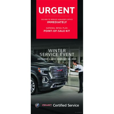 LABEL - BUICK GMC CERTIFIED SERVICE WINTER BOX (EA)
