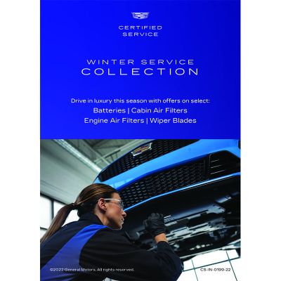 INSERT - CADILLAC CERTIFIED SERV WINTER (EA)