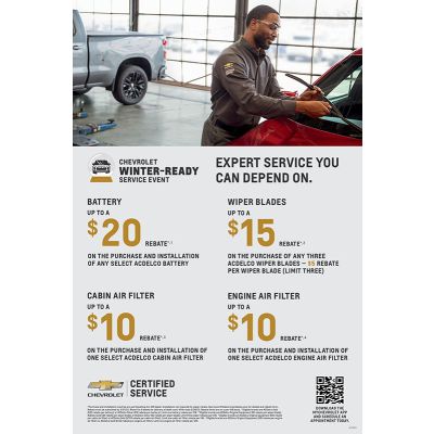 POSTER - CHEVY WINTER-READY SERVICE EVENT 24X36 (EACH)