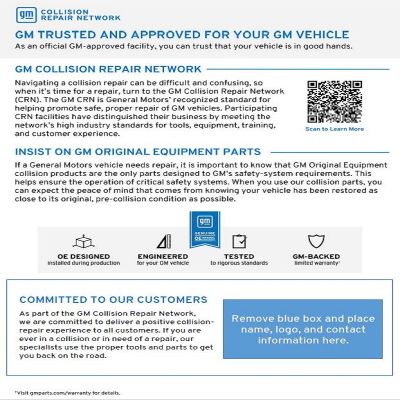 SELL SHEET - COLLISION REPAIR NETWORK FACILITIES OVERVIEW