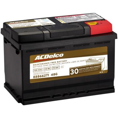 DISPLAY - ACDELCO GOLD DISPLAY BATTERY 48G