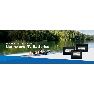 HEADER - ACDELCO MARINE AND RV BATTERY 9-RACK (31.5X10)