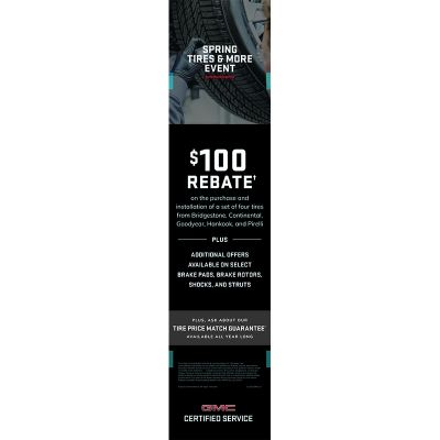 SELL SHEET - GMC CERT SERV SPRING TV DANGLER (EA)