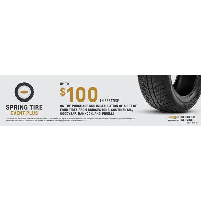 COMP DISPLAY - CHEVROLET SPRING TIRE EVENT