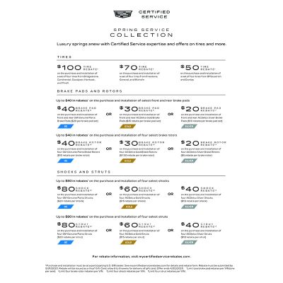 ELECTRONIC SELL SHEET-CADILLAC CERT SPRING ADVISOR (EA)