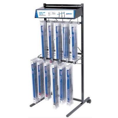 RACK-WIPER WHEELED FLOOR RACK 180 BLDS (HEADER INCLUDED)
