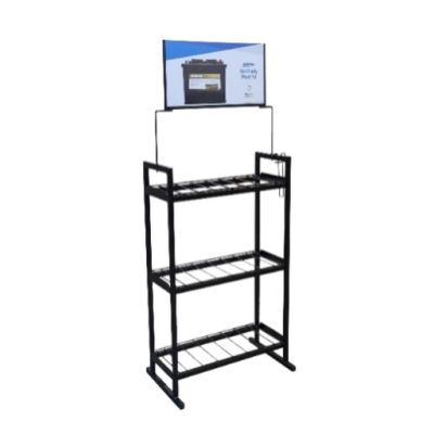 RACK-ACDELCO EZ SNAP 6 UNIT BATTERY W/HEADER (48HX24WX14D)