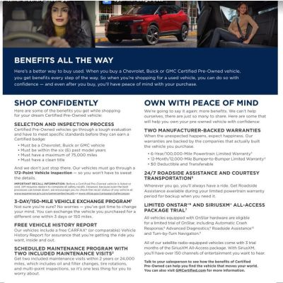 CPO CONSUMER BROCHURE