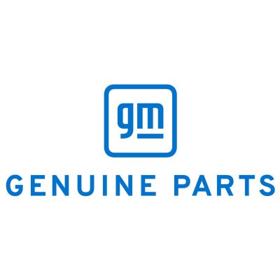 GM Genuine Parts Logo - Wordmark, Blue, Pos/Vert, SPOT