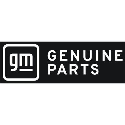 GM Genuine Parts Logo - Wordmark, Neg/Horz