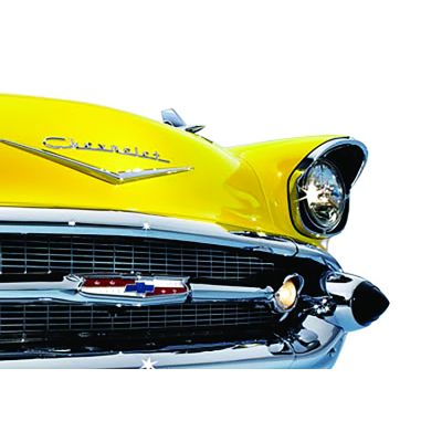 GM 57 Bel Air Yellow Tension 24x36"