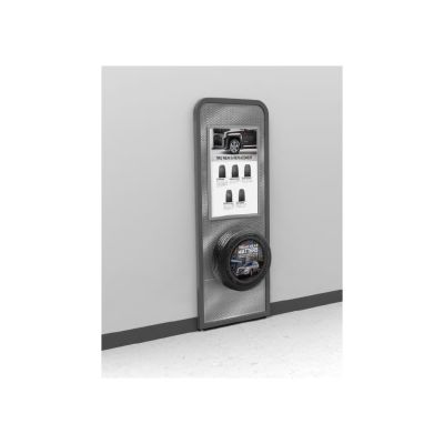 GMC Wall Mount Tire and Poster Display for Customer Lounge