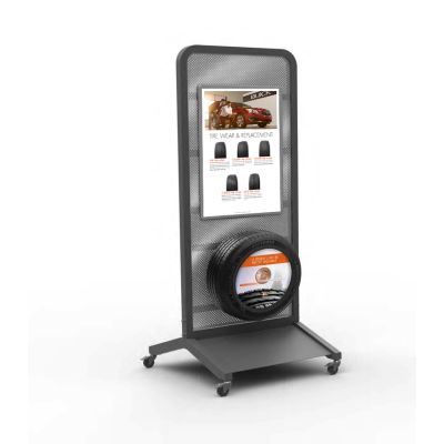 Buick Mobile Tire Merchandising Display for Customer Lounge