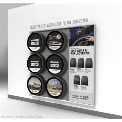 GM Chevy 6 Tire Wall w/Tens Graphic