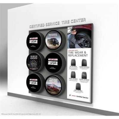 GM Buick GMC 6 Tire Wall w/Ten Grap